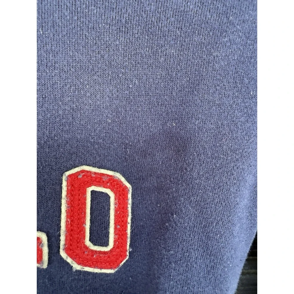 Boys Polo Ralph Lauren Hoodie Sz 3T Navy Blue Arch Logo‎ Spell Out